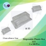 A15 Disposable Plastic Box 1x100Pcs