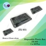 ZX035 Disposable Plastic Box 1x50Pcs