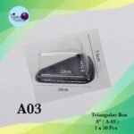 A03 8" Triangular Box 1x50Pcs