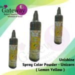 Unishine Lemon Yellow Spray Color Powder 45g (Unicorn Brand - Food Color)
