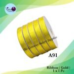 A91 Ribbon ( Gold ) 1x1Pc
