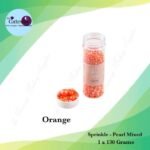 Sprinkle _ Pearl Mixed ( Orange ) 1x130Grams