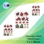 Chocolate Mold ( Spiderman ) 1x1Sheet