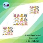 Chocolate Mold ( Unicorn ) 1x1Sheet
