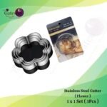 Stainless Steel Cutter ( Flower ) 1x1Set ( 3Pcs )