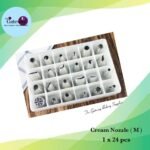 Cream Nozzle (M) 1x24 Pcs