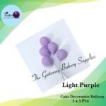 Cake Decoration Balloon 1x5Pcs  ( Light Purple )