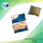 Anchor Shredded Mozzarella Cheese 2Kg