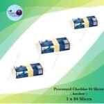 Anchor Processed Cheddar Slices Cheese ( White ) 1Kg 84Slices